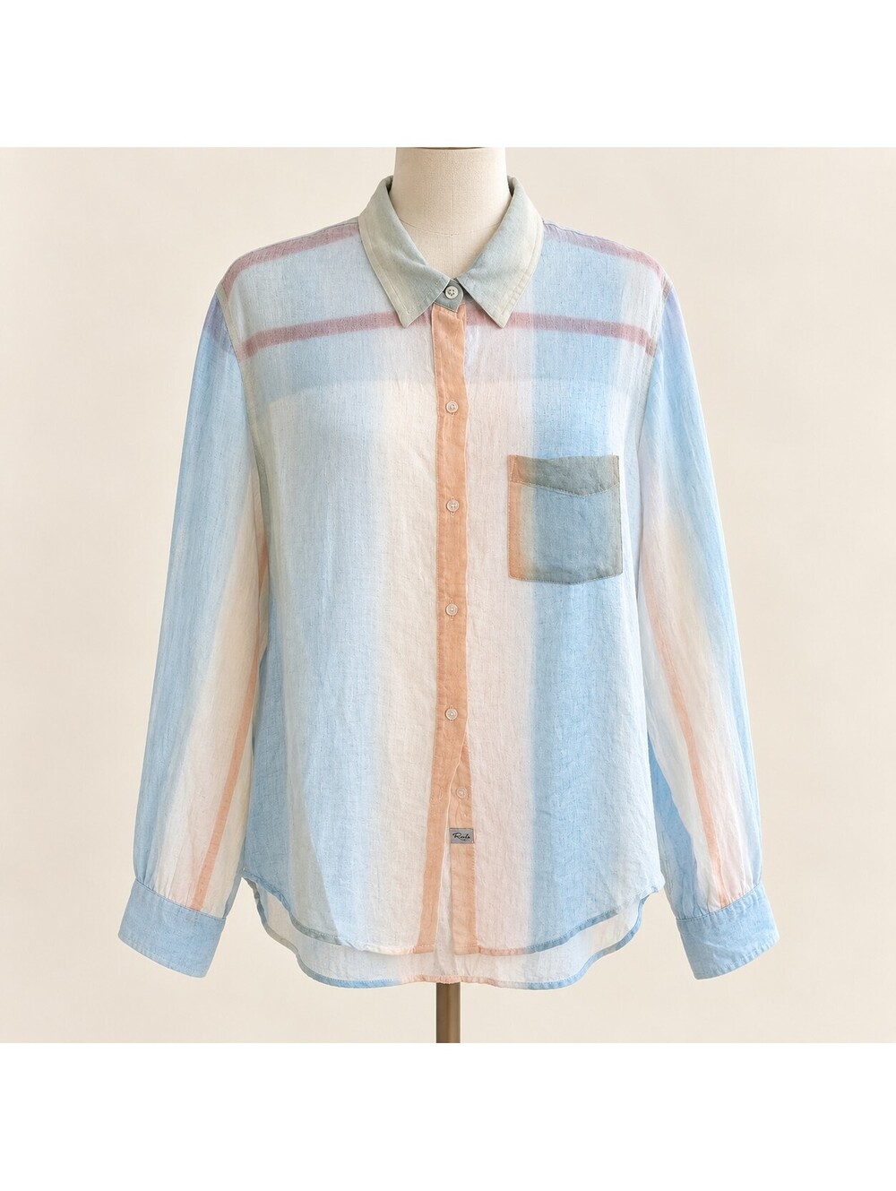 Rails Women's Button-Up Shirt Small Pastel Ombre